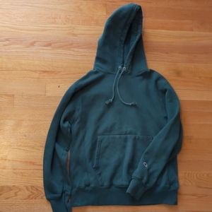 Green Champion Reverse Weave Sweatshirt Hoodie M